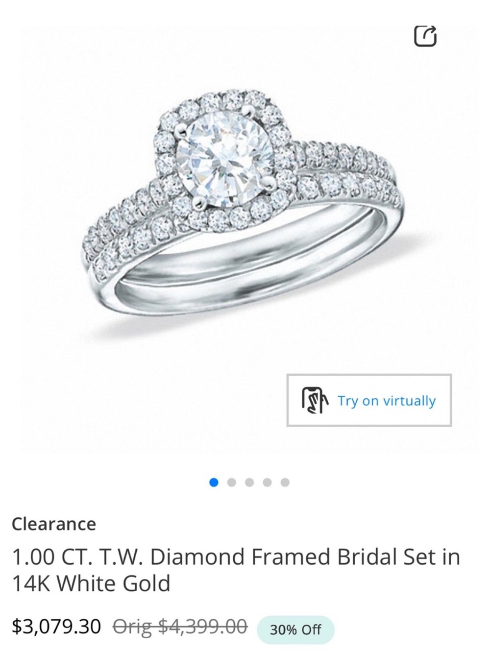Engagement ring - Picture 4 of 4